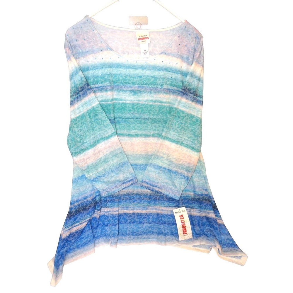 Ruby‎ Rd. Favorites Women's Long Sleeve Top 3X NWT
